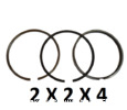 Piston ring set Kubota GL, KL, KT, L1, T series ⌀87,5mm (D1462, D1462-DI, D1703, D1703-DI, V2203, V2203-DI, V2403, V2403-DI engines)