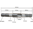 Output shaft for SZV-006