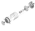 Front axle seal Yanmar EF725, YT704