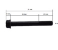 Cylinderhead bolt Iseki TF, TH, TM series (E390, E393, E3100, E3112 engines)