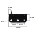Top link bracket Kubota B -  Type 2