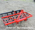 Cultivator with spring hoes and clod breaker KOMBI-140